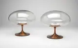 Bill Curry, Copper-plated stem lights (2), c. 1965, Design Line