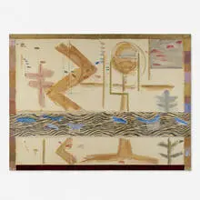 Joan Snyder, Sleeping Beauty, 1982, mixed media on canvas