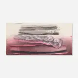 Deborah Remington, Novaya, 1963, watercolor, graphite and string on paper