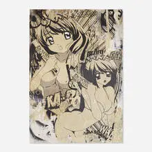 Hush, Tits & Terror, 2008, mixed media on board