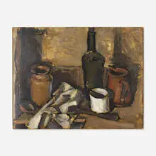 Julio U. Alpuy, Bodegón con Pocillo Blanco, 1946, oil on cardboard