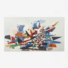 Robert Goodnough, Uplift 1, 1989, oil and acrylic on canvas