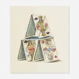 Dalia Ramanauskas, Martha's Card House, 1969, colored ink on paper