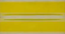 Sunspace 11 by Lawrence Calcagno, 1968, acrylic on canvas, sold May 2004