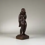 Concetta Scaravaglione, untitled (Woman), c.1940, carved walnut