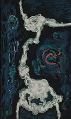 Raymond Jonson, Polymer No. 24 - 1958, 1958, acrylic polymer emulsion on masonite