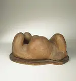 Schuller, untitled (Reclining Figure), c. 1934, terracotta on board