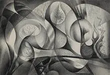 Medard Klein, drawing, graphite on paper