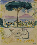 Joseph Stella, untitled (Luncheon by the Sea)