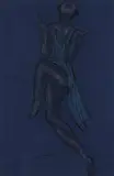 Abraham Walkowitz, Isadora Duncan, charcoal and pastel on paper