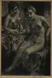 Alessandro Mastro Valerio, untitled (Two Nudes), drypoint