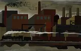 Hilaire Hiler, Bronson Gold, 1931, gouache on paper