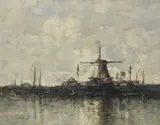 William Alfred Gibson, Windmill by the river