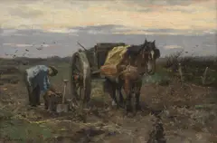 Johan Scherrewitz, Loading potatoes