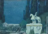 Heinrich Lefler, Don Juan, watercolour