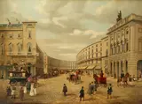 E. J. Pegrum, A view of Regent Street, oil on canvas