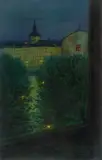 Werner Heldt, Berliner Nachtbild, 1928, Öl auf Leinwand