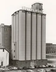 GRAIN ELEVATOR. DUISBURG. D by Bernd und Hilla Becher, 2002, Silbergelantine auf Baryt-Papier, sold Nov 2024