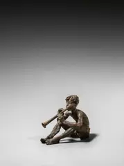 Renée Sintenis, Flötenbläser, 1948, Bronze mit brauner Patina