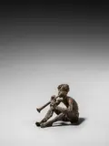 Renée Sintenis, Flötenbläser, 1948, Bronze mit brauner Patina