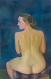 Conrad Felixmüller, Nackter Rücken, 1927, Öl auf Leinwand. 115,5, × 75,5 cm (29 ¾ in.)