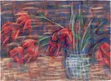 Christian Rohlfs, Blumenstilleben“ (Rote Cassie)