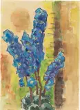 Karl Schmidt-Rottluff, Blauer Rittersporn III
