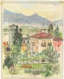 Hermann Hesse, Montagnola, 1923, Pastell auf Bütten