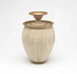 Willett Studio, Lidded ceramic vessel, c. 1965, Studio