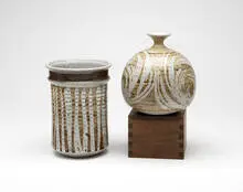 Littlejohn, Glazed ceramics (2), c. 1965, Studio