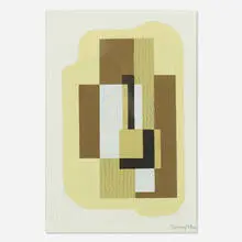 Willard Smythe, Composition #125, c. 1940, gouache on illustration board