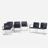 Ludwig Mies van der Rohe, Brno chairs, set of twelve
