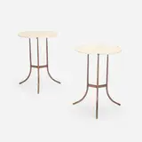 Cedric Hartman, occasional tables, pair