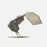 David C. Savage, Untitled, 1969, stainless steel