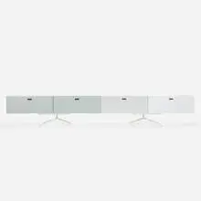 Edward Barber and Jay Osgerby, Satellite cabinet, c. 2006, laminate, lacquered wood, enameled steel and aluminum