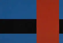 Nassos Daphnis, #4-58, 1958, Liquitex acrylic on canvas
