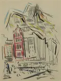 John Marin, New York Street Movement and Figure