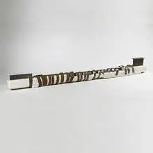 Terry Adkins, Particular Zither, 1990, plaster, steel