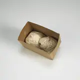 Carol Anthony, untitled (Breasts), 1977, papier-mache, cardboard