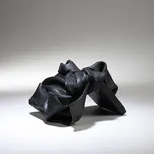 untitled by Chakaia Booker, rubber, wood, screws, sold May 2004