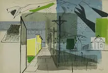 Robert Bruce Tague, untitled, 1947, watercolor on paper