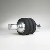 David Jacobs, untitled, 1967, aluminum, rubber