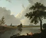 Richard Wilson, Tabley House, Cheshire, oil on canvas