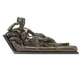patinated bronze model of 'Venus Victrix' after the model by Antonio Canova by Émile Pinedo, patinated bronze, sold Feb 2021