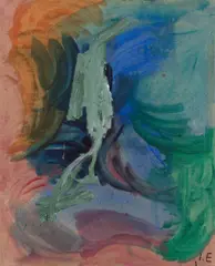 Ida Ekblad, Ohne Titel, 2010, Öl auf Leinwand