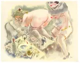 Toilettentisch by George Grosz, 1929, Aquarell auf Velin, sold Nov 2019
