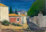 Werner Heldt, Andraitx auf Mallorca, 1932, Öl auf Leinwand