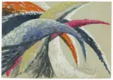 František Kupka, Ohne Titel, Um 1920, Gouache auf grünlichem Papier, auf Japanpapier aufgezogen