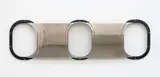 Mikhail Pirgelis, Argo, 2010, Poliertes Original-Flugzeugteil, Aluminium, Gummi