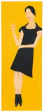 Alex Katz, Black Dress (Carmen), 2015, Farbserigrafie auf Velin